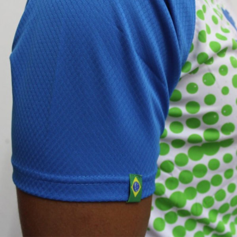 Camiseta Cartri Brasil Eitor Blanco Azul Junior - Barata Oferta Outlet