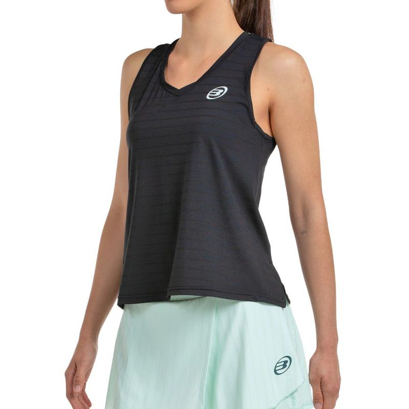 Bullpadel Adies Black Bicolor T-shirt