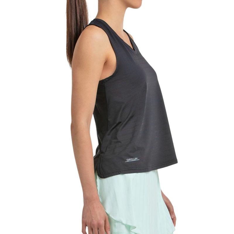 Bullpadel Adies Black Bicolor T-shirt