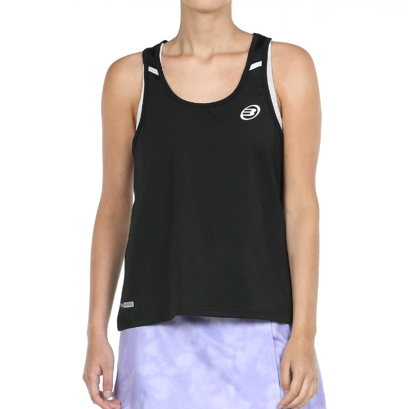 Camiseta Bullpadel Alejandra Salazar Erase Negro - Barata Oferta Outlet