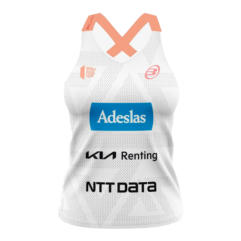 Camiseta Bullpadel Alejandra Salazar WPT Acoda Blanco - Barata Oferta Outlet