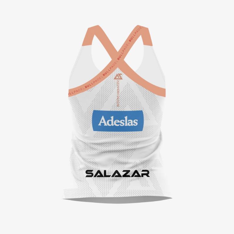 Camiseta Bullpadel Alejandra Salazar WPT Acoda Blanco - Barata Oferta Outlet