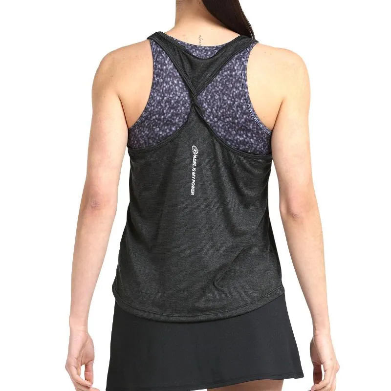 Bullpadel Basan Schwarz Vigore T-Shirt