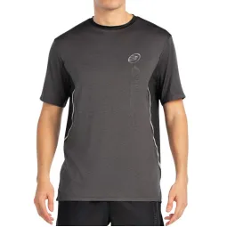 Maglietta nera bicolore Bullpadel Becerre