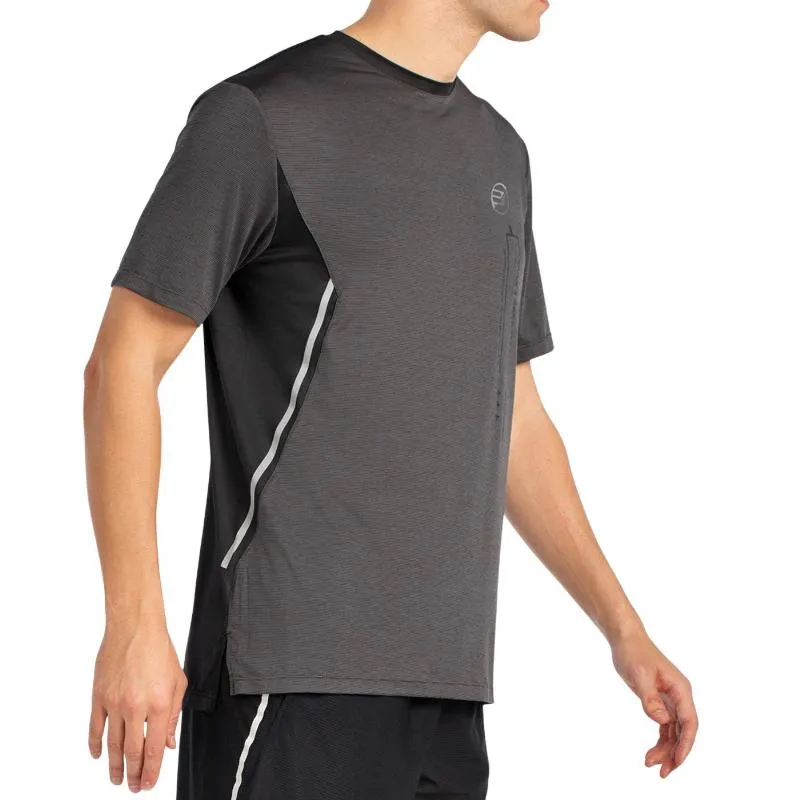 Maglietta nera bicolore Bullpadel Becerre