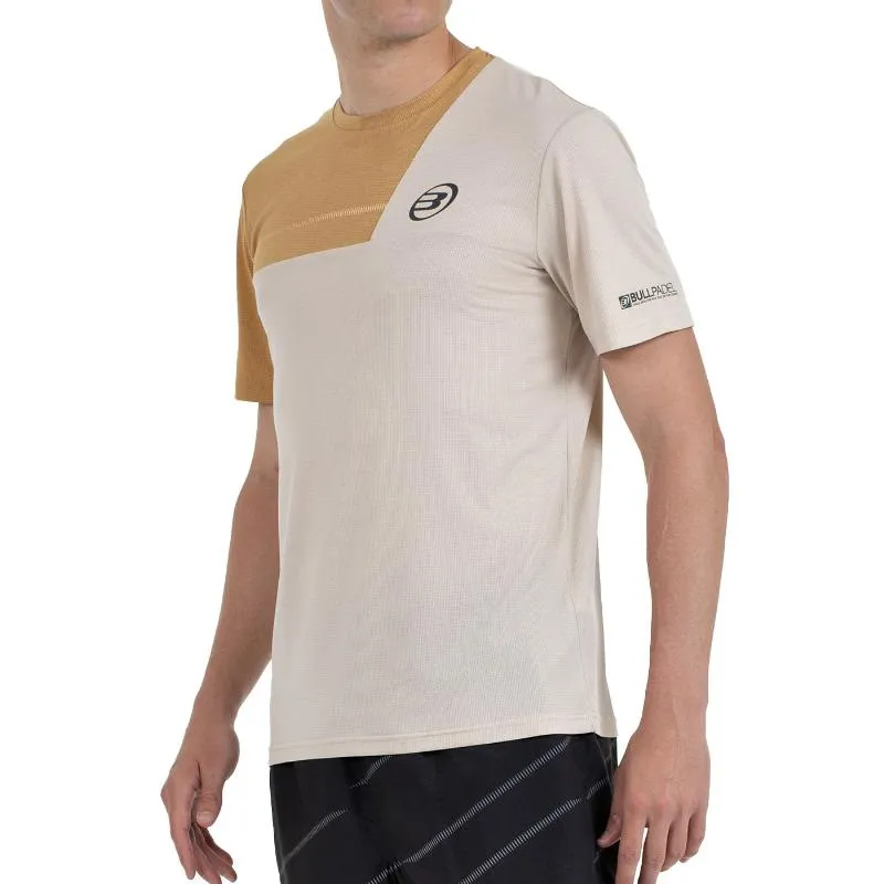 Bullpadel Cacin Beige Vigore T-shirt