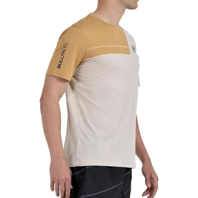Bullpadel Cacin Beige Vigore T-shirt