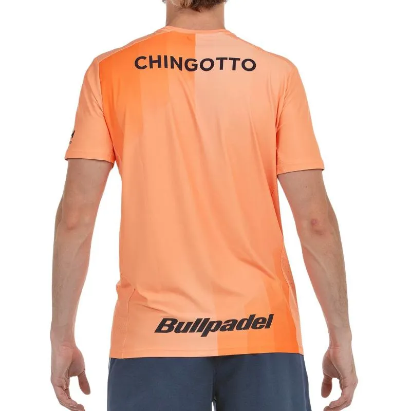 Bullpadel Chingotto 25V Papaya T-shirt