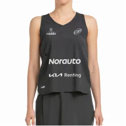 Bullpadel Claudia Jensen Premier Padel Finals T-shirt wears black