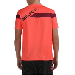 Bullpadel T-shirt Coral Fluor Cushion