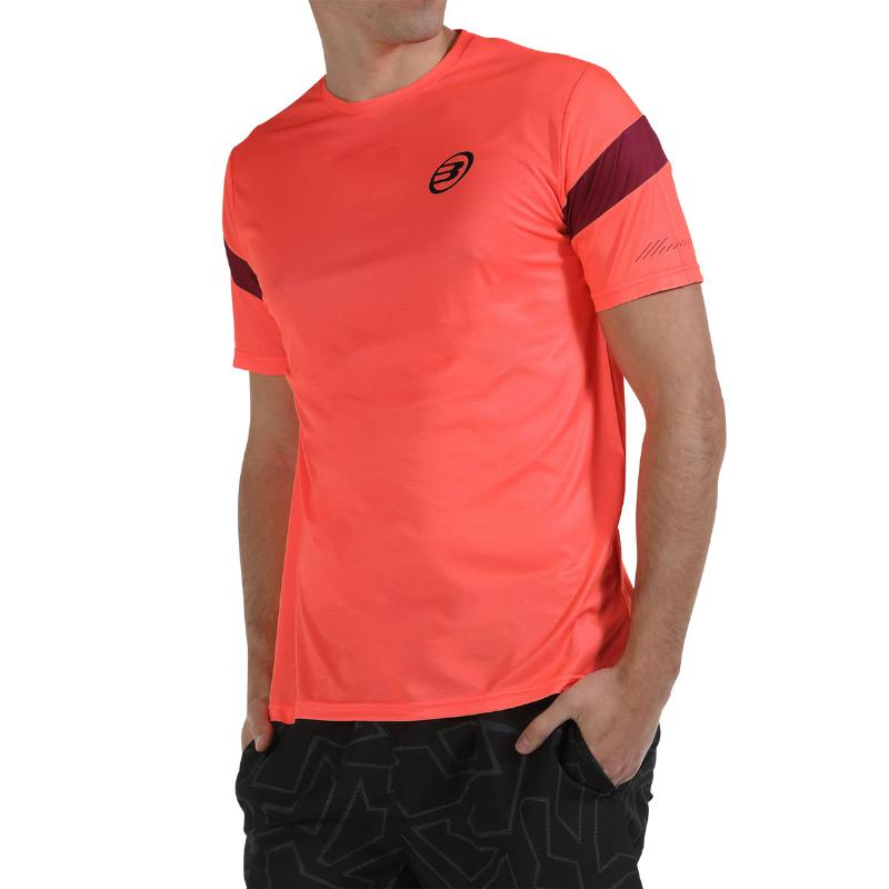 Camiseta Bullpadel Cojin Coral Fluor - Barata Oferta Outlet