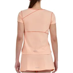 Camiseta Bullpadel Delfi Brea Albala Laranja Pastel