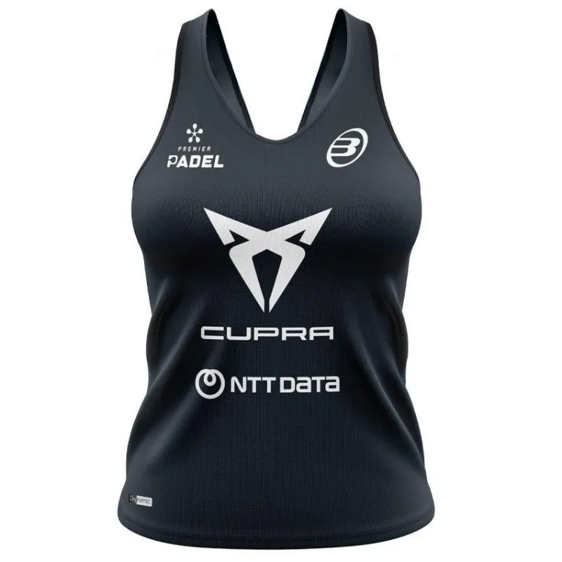 Bullpadel Delfi Brea Premier Padel Brete Black T-Shirt