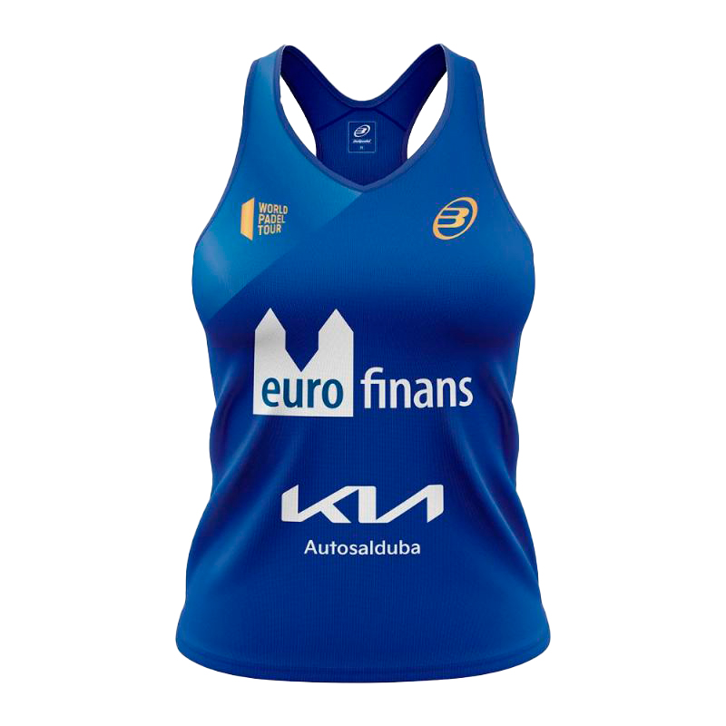 Camiseta Bullpadel Delfi Brea WPT Pitar Azul Klein - Barata Oferta Outlet