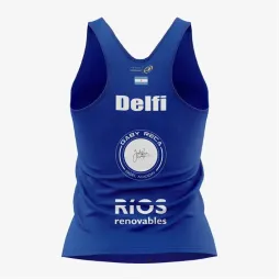Bullpadel Delfi Brea WPT Pitar Blue Klein T-Shirt
