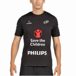 Bullpadel Di Nenno Mofero Premier Padel Black T-Shirt