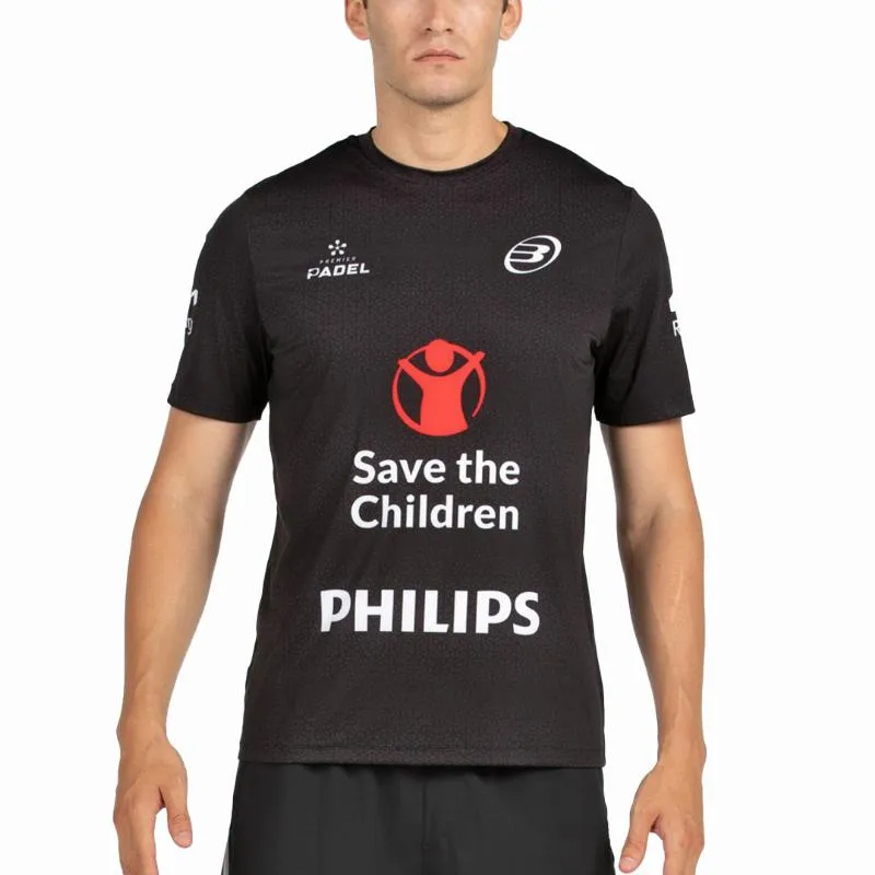 Bullpadel Di Nenno Mofero Premier Padel Black T-Shirt