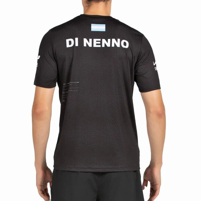 Bullpadel Di Nenno Mofero Premier Padel Black T-Shirt