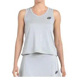 Maglietta Bullpadel Diles Grigio Perla Bicolore
