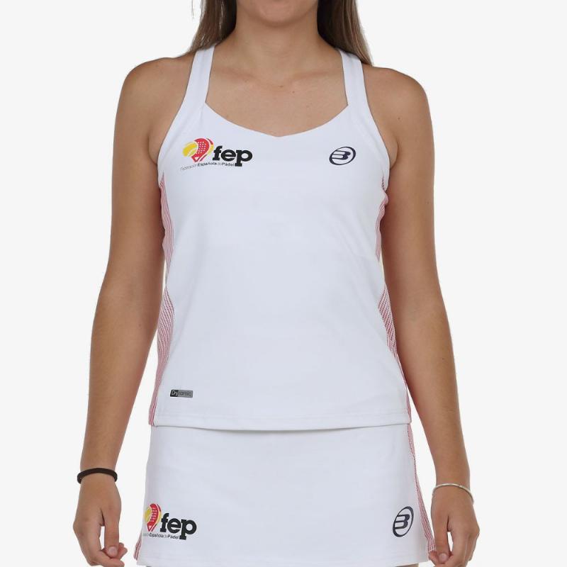 Bullpadel FEP Exima White T-Shirt