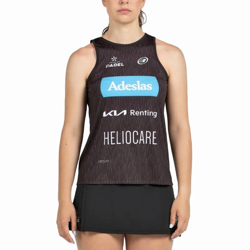 Bullpadel Gemma Triay Premier Padel Abure Black T-Shirt