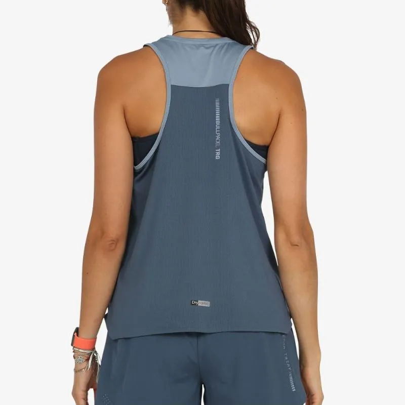 Bullpadel T-shirt Gemma Triay Take Blue Grey