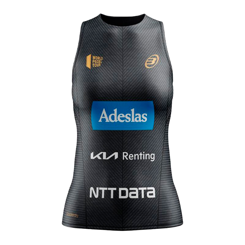 Camiseta Bullpadel Gemma Triay WPT Yerra Negro - Barata Oferta Outlet