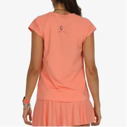 Bullpadel T-shirt Gemma Triay Yodar Coral
