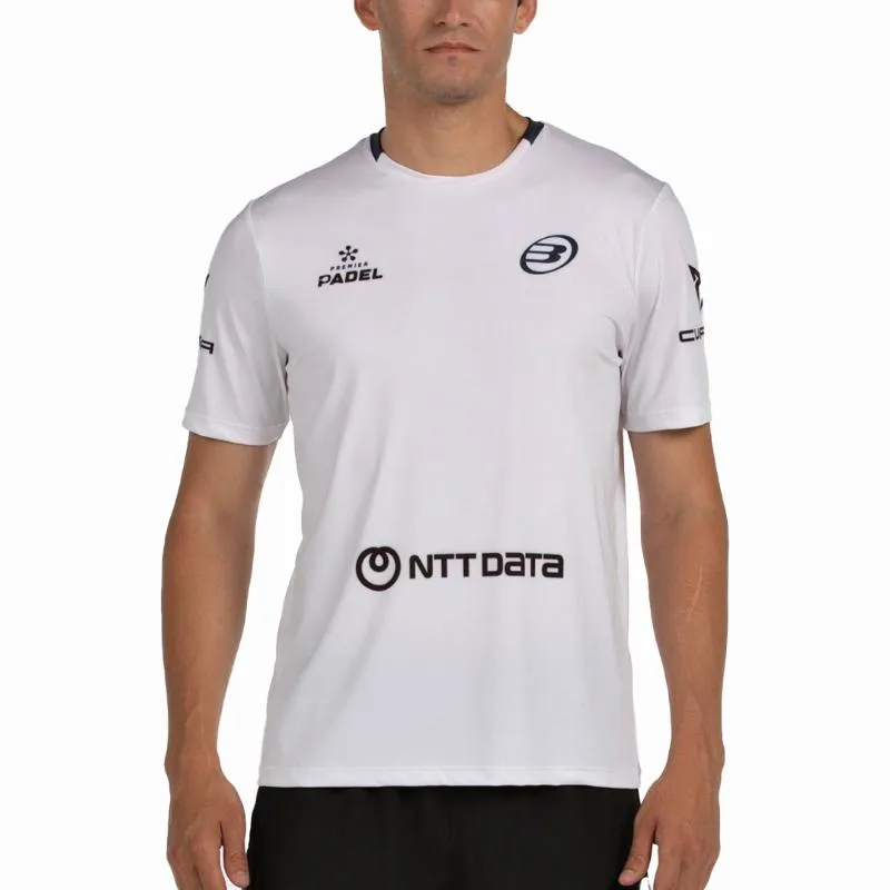 Bullpadel Juan Tello Premier Padel Lili White T-Shirt