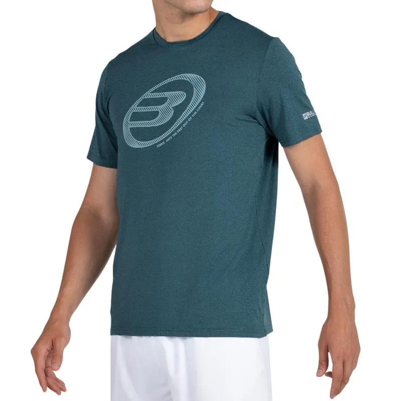 Camiseta Bullpadel Lande Verde Oscuro Vigore