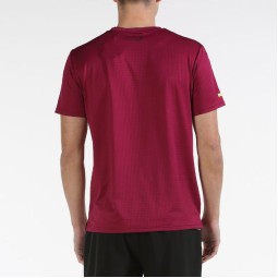 T-shirt Bullpadel Litis Vino Bordeaux