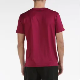 T-shirt Bullpadel Litis Vino Bordeaux