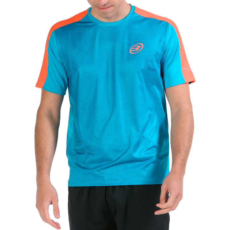 Camiseta Bullpadel Mitad Turquesa - Barata Oferta Outlet