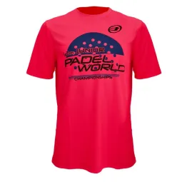 World Minor Bullpadel T-Shirt Pink Fluor Junior