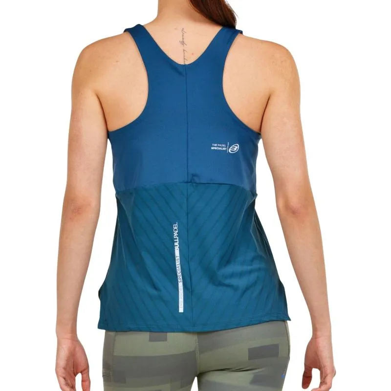 Bullpadel Oza Mitternachtsblau Zweifarbiges T-Shirt