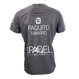 T-shirt Bullpadel Paquito Navarro WPT Odeon Black Junior