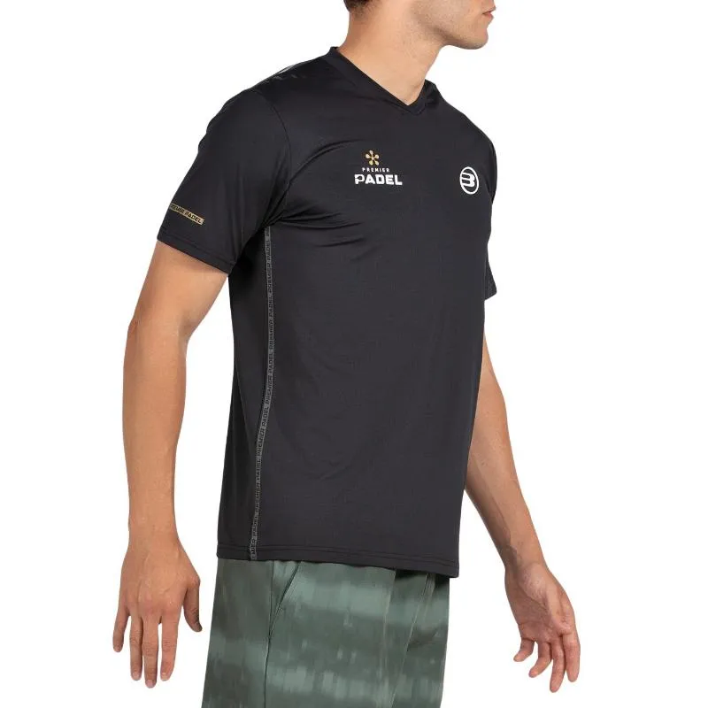 Bullpadel Premier Padel Perico Black T-Shirt