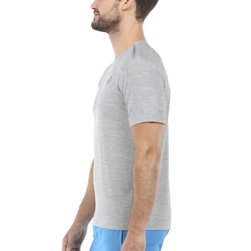 Camiseta Bullpadel Urrea Gris Medio Vigore - Barata Oferta Outlet