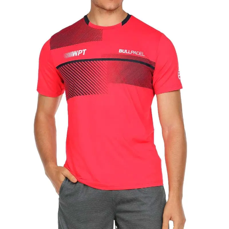 Bullpadel WPT Redullu Carmesi Fluor T-shirt