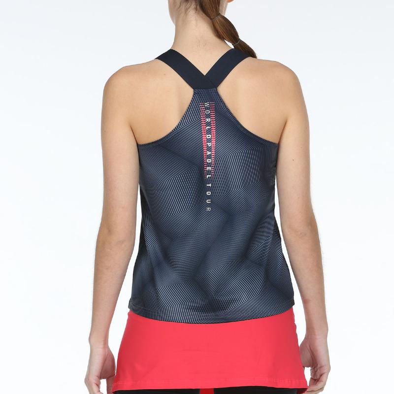 Camiseta Bullpadel WPT Revenga Azul Marino - Barata Oferta Outlet