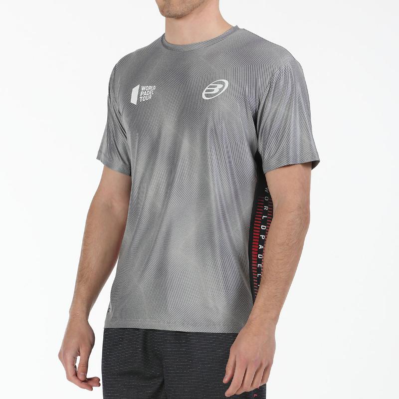 Camiseta Bullpadel WPT Rogor Gris Medio Vigore - Barata Oferta Outlet