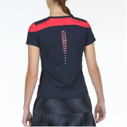 Bullpadel WPT T-shirt Rollaz Carmesi Fluor