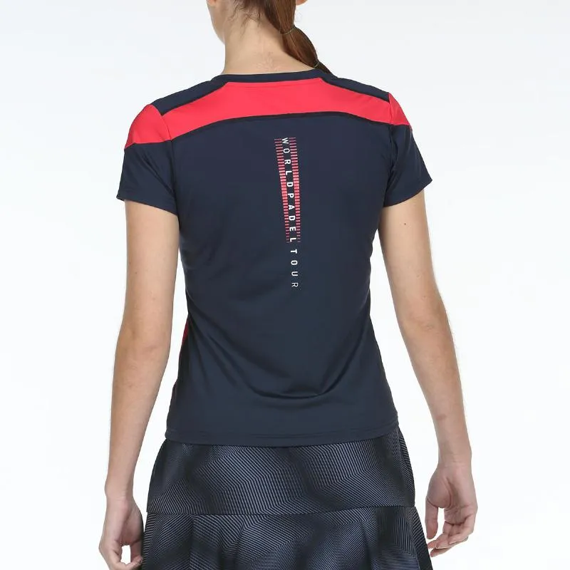 Bullpadel WPT T-shirt Rollaz Carmesi Fluor