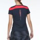 Camiseta Bullpadel WPT Rollaz Carmesi Fluor - Barata Oferta Outlet
