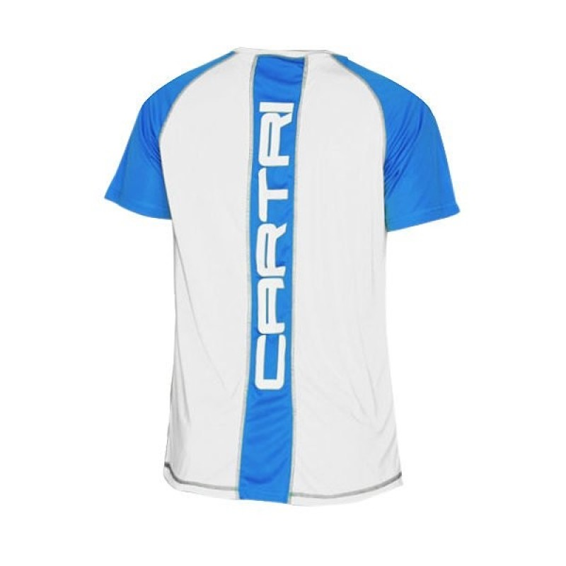 Camiseta Cartri Coach 2.0 Blanco Royal Junior - Barata Oferta Outlet