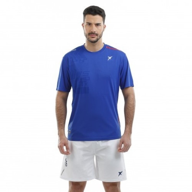 Camiseta Drop Shot JMD Heritage Azul - Barata Oferta Outlet