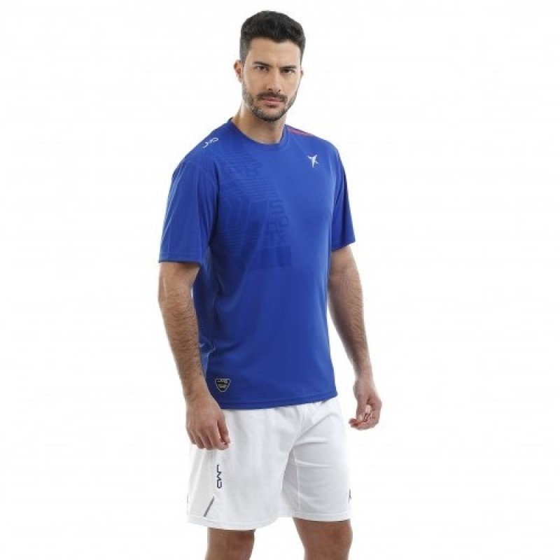 Camiseta Drop Shot JMD Heritage Azul - Barata Oferta Outlet