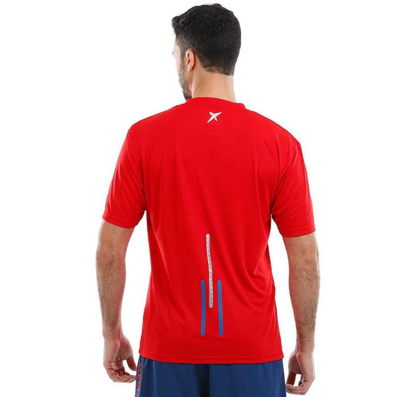 Camiseta Drop Shot JMD Heritage Rojo - Barata Oferta Outlet