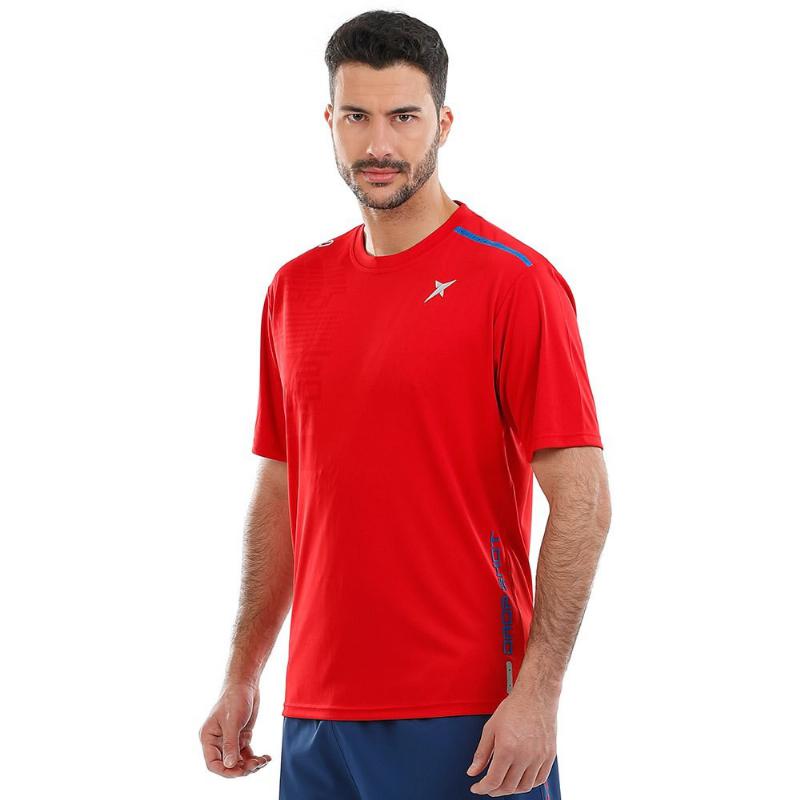 Camiseta Drop Shot JMD Heritage Rojo - Barata Oferta Outlet