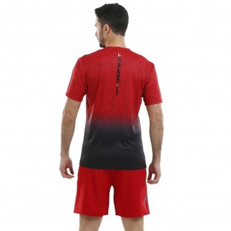 Camiseta Drop Shot Laube Rojo - Barata Oferta Outlet